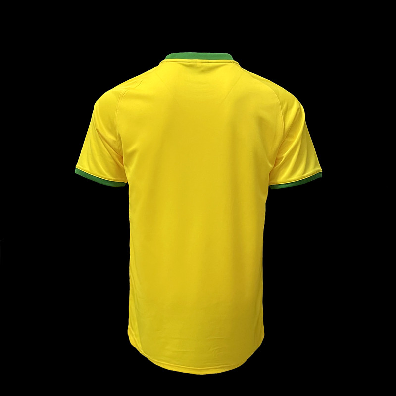 Retro 1970 Brazil Home Soccer Jersey