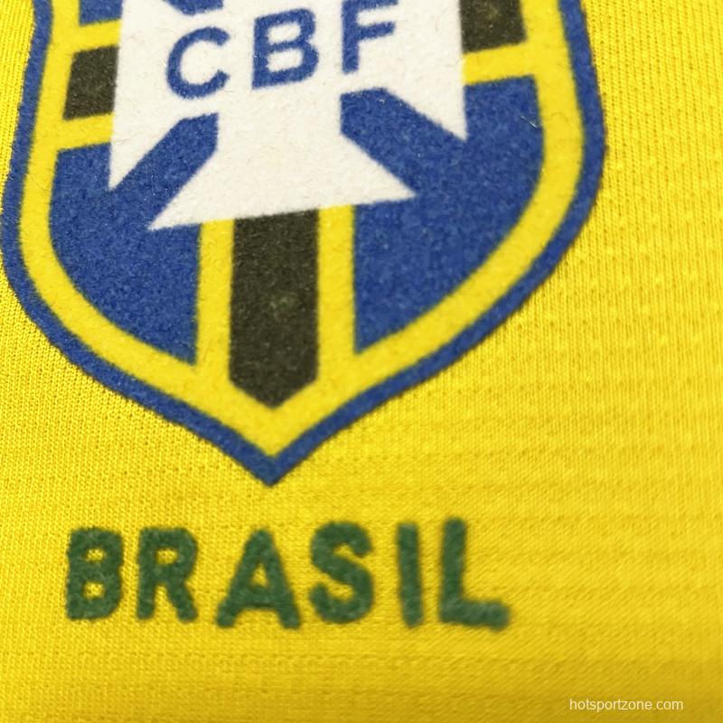 Retro 1994 Brazil Home Soccer Jersey