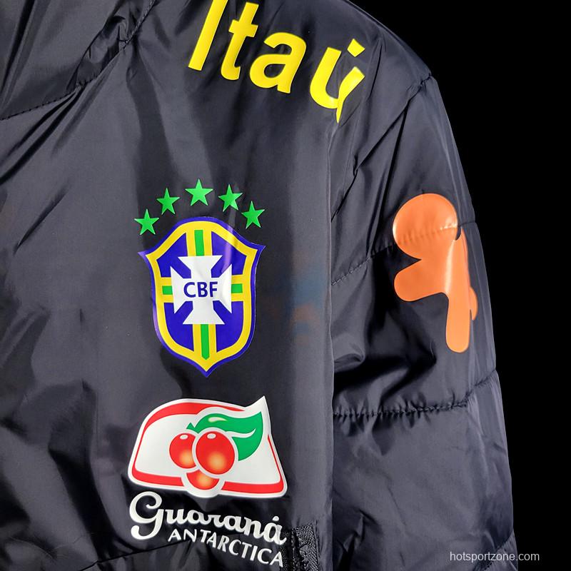 2022 Brazil Black Downcoat Jacket