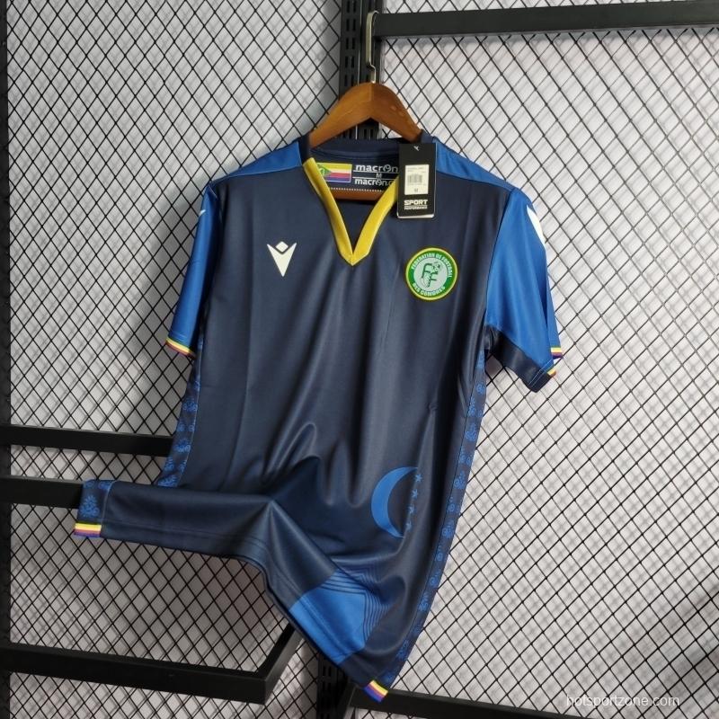 22/23 Comoros Third Sapphire Soccer Jersey
