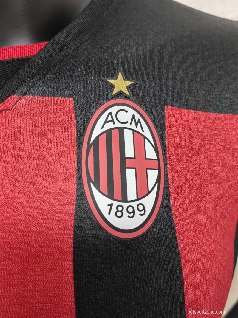 Player Version 22/23 AC Milan Home Soccer Jersey