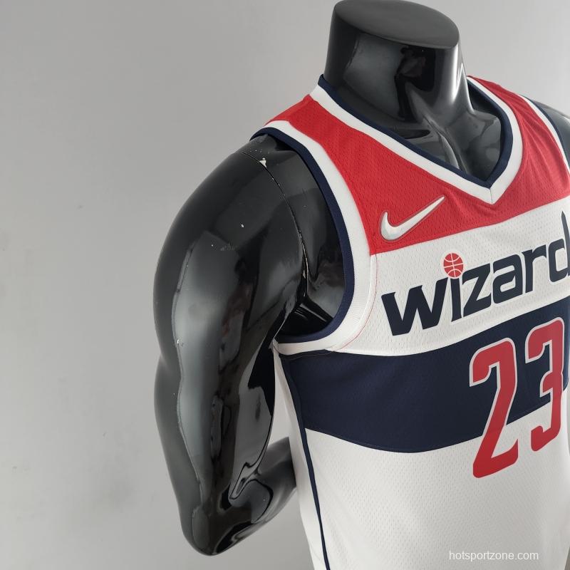 75th Anniversary JORDAN #23 Wizards Black Red White NBA Jersey