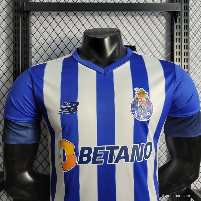 22/23 Player Version Porto Home Soccer Jersey