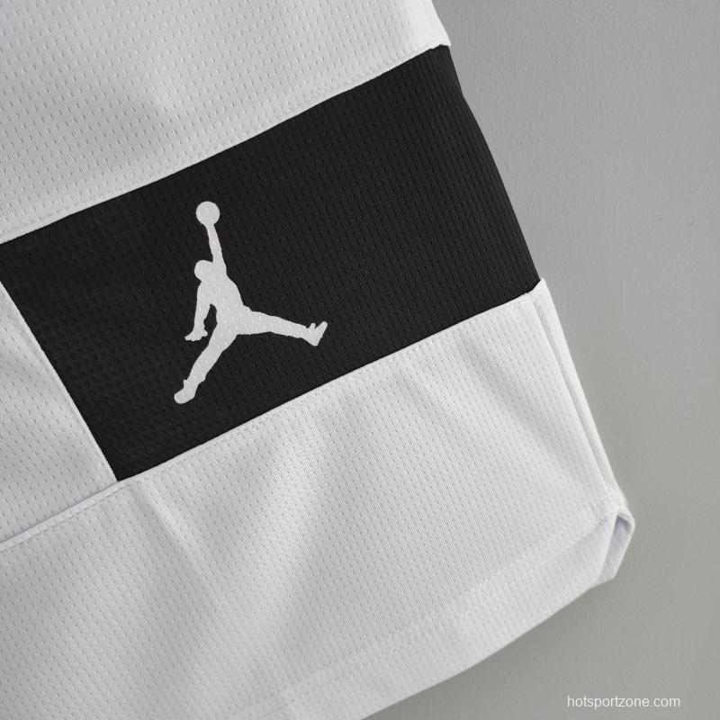 2022 NBA Jordan Shorts White