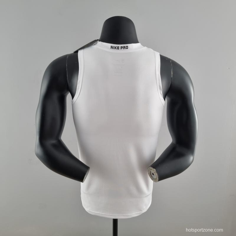 2022 Nike White Vest Shirts "We Can Not Walk Alone" #K000188