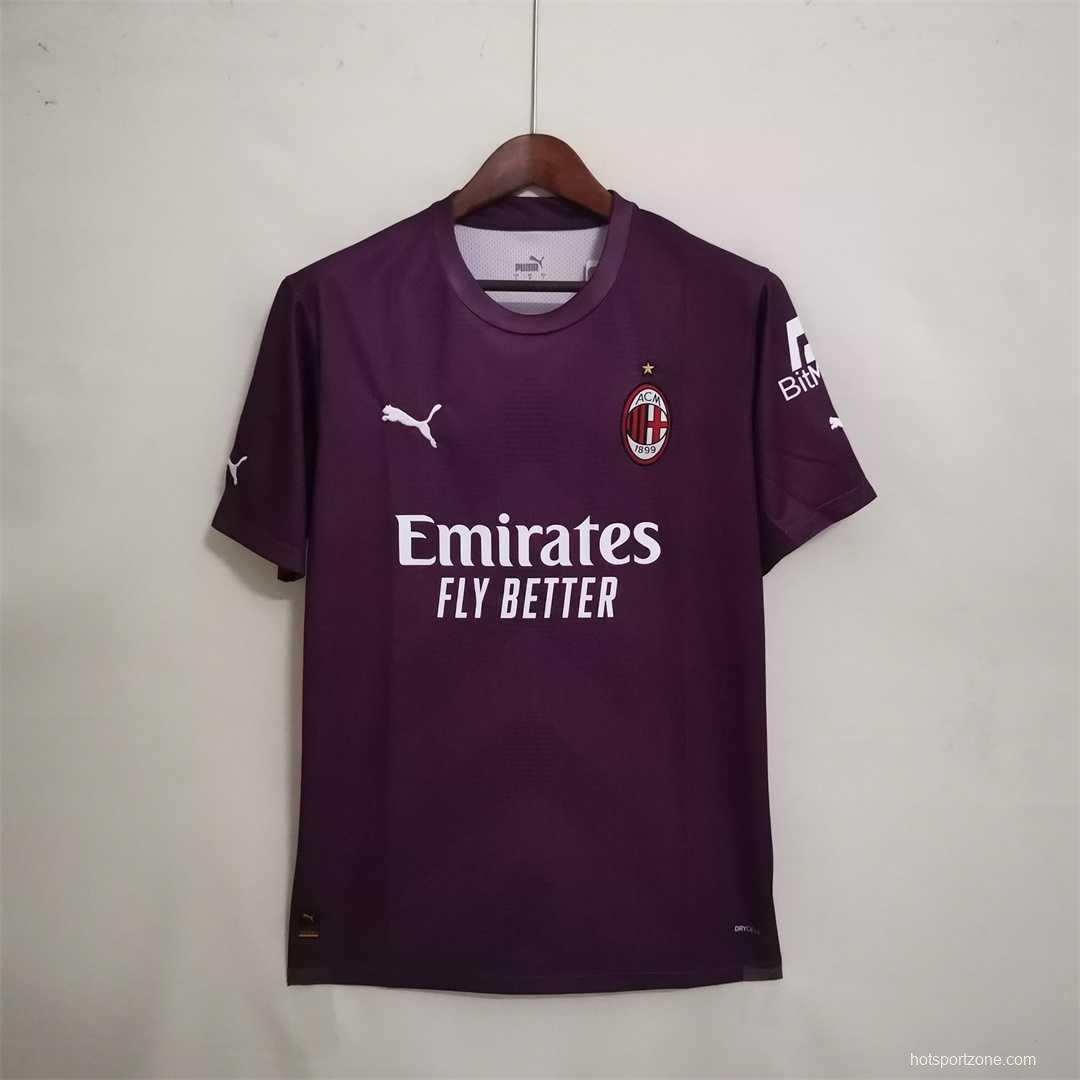 22-23 AC Milan Dark Red Goalkeeper Jersey
