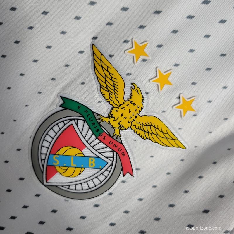 22/23 Benfica Third White Soccer Jersey