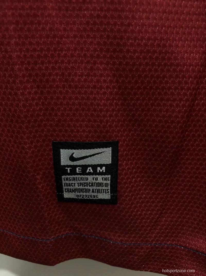 Retro 08/09 Barcelona Home Champions Version Soccer Jersey