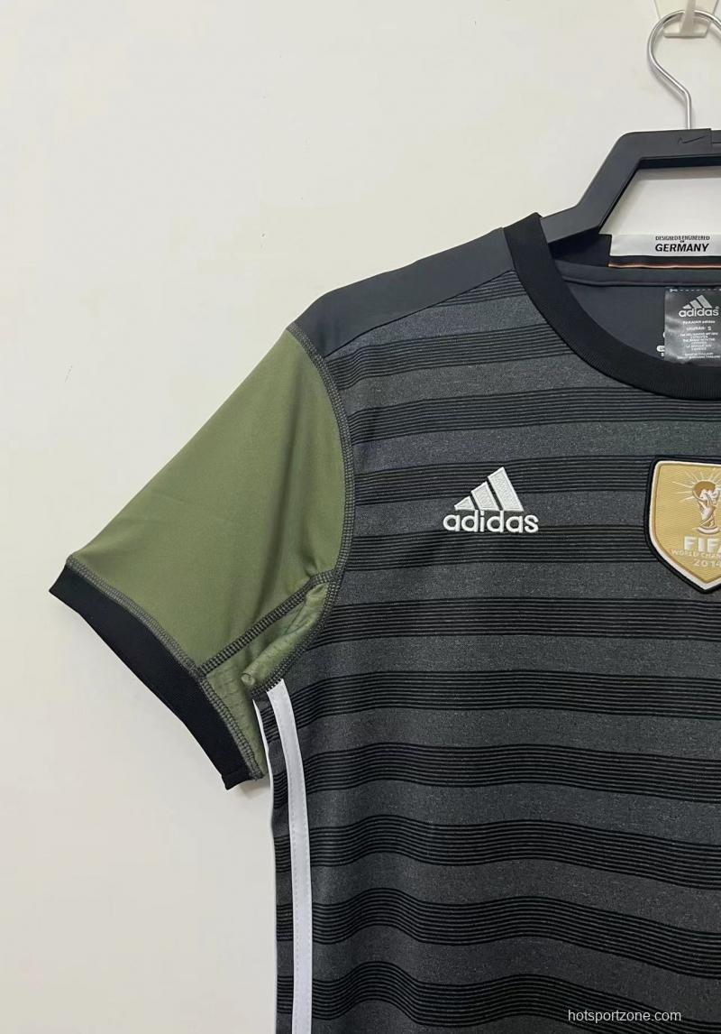 Retro 2016 Germany Away Soccer Jersey