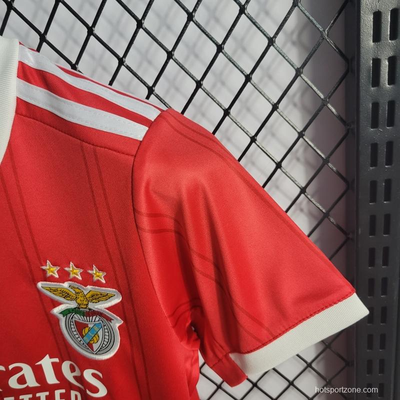 22/23 Kids Benfica Home Soccer Jersey