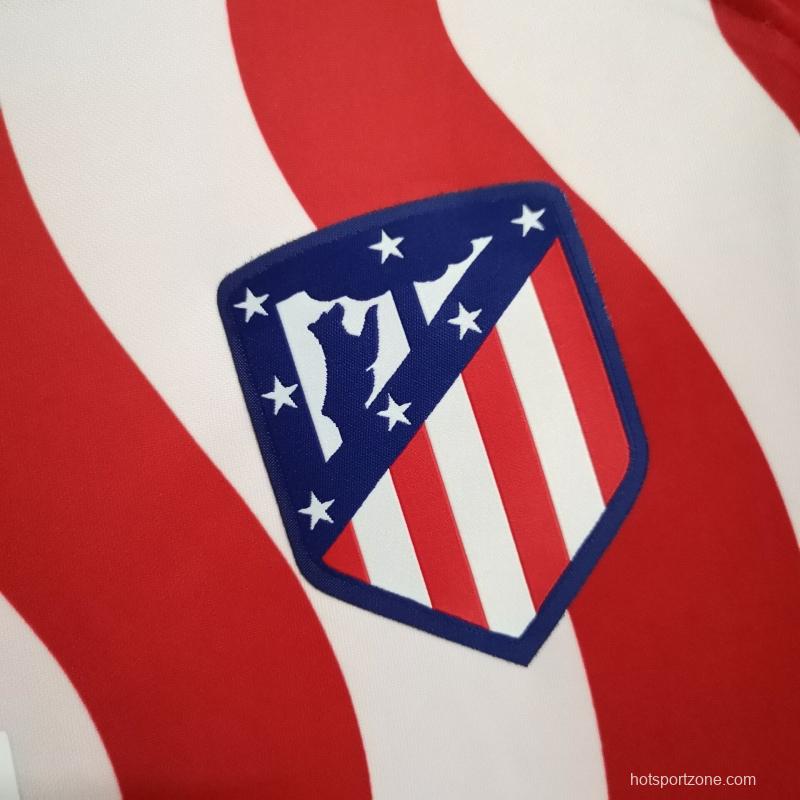 22/23 Atletico Madrid Home Soccer Jersey