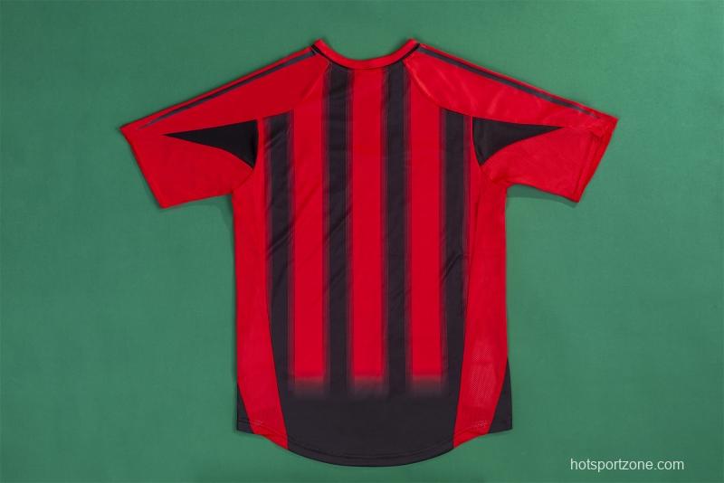 RETRO 04/05 AC Milan Home Soccer Jersey