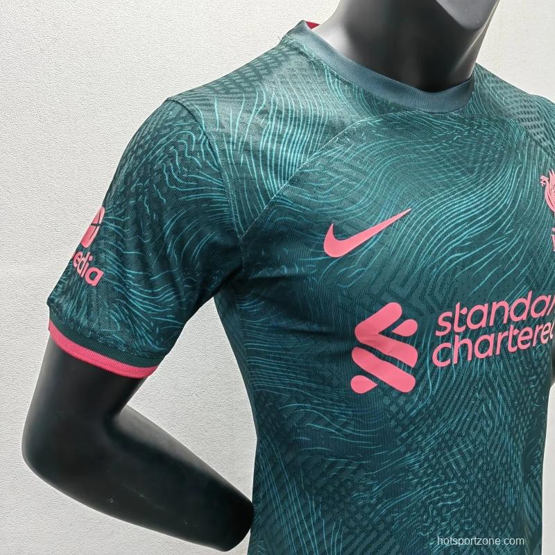 Player Version 22/23 Liverpool Third Soccer Jersey