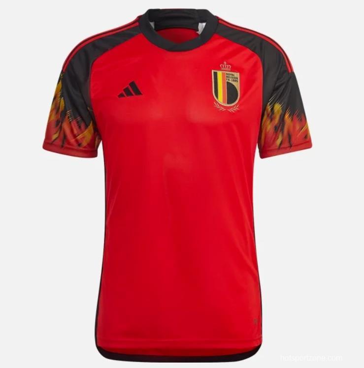 2022 Belgium Home Soccer Jersey