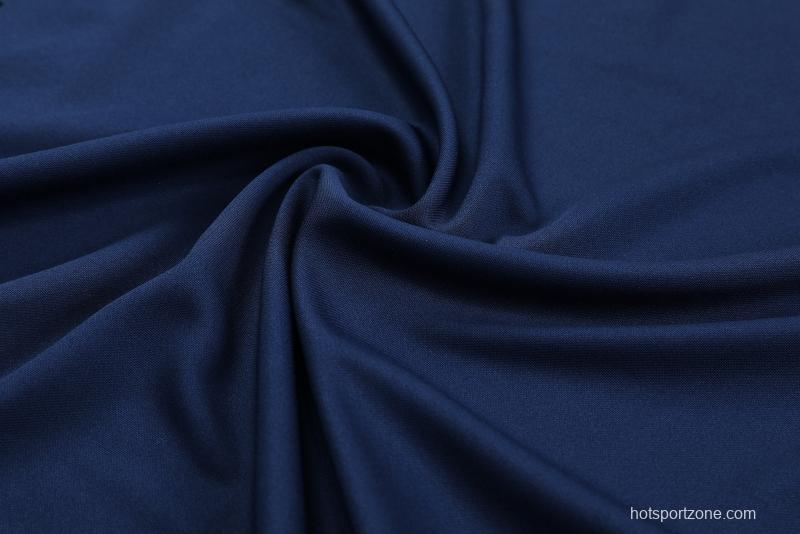 2022 Argentina Navy Half Zipper Tracksuit