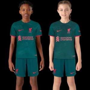 22 23 Kids Liverpool THIRD Soccer Jersey