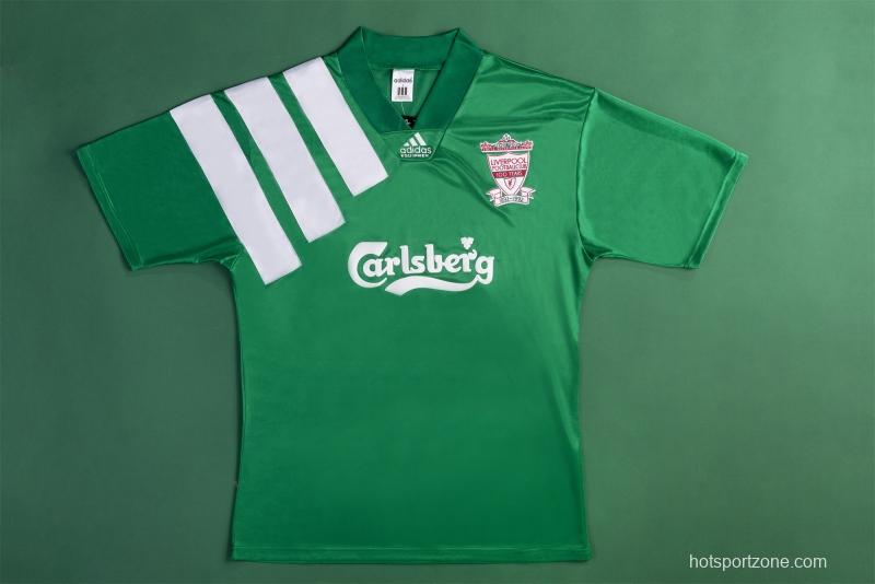 RETRO 92/93 Liverpool Away Soccer Jersey