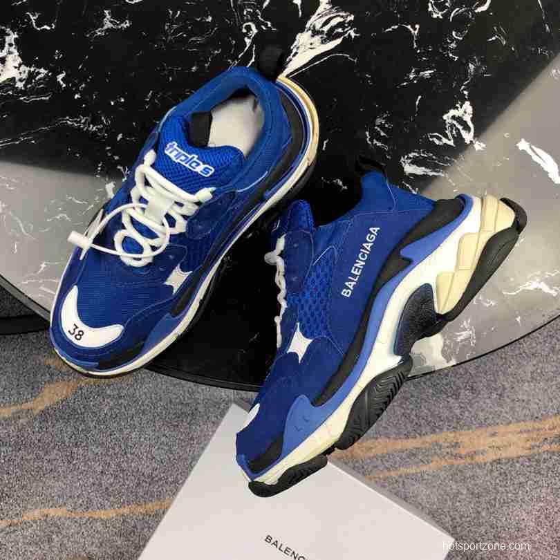 Men Balenciaga Triple-S Sneaker Blue