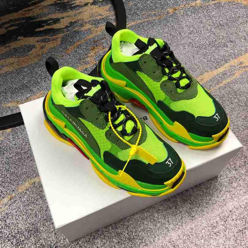 Men Balenciaga Triple-S Sneaker Green