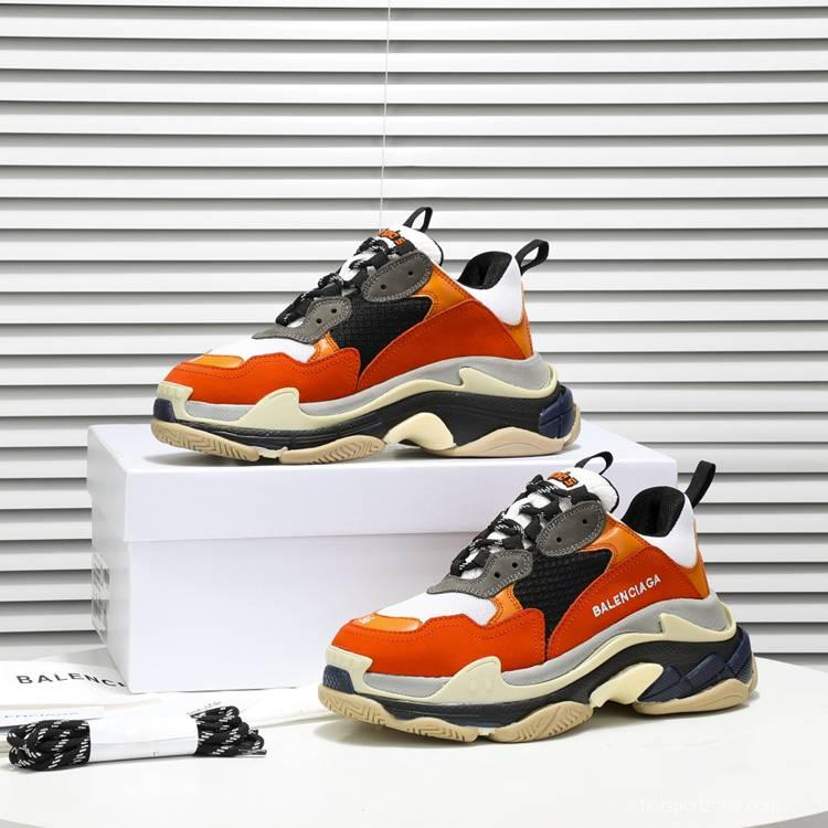 Men/Women Balenciaga Triple S Sneaker Orange Item 6380340