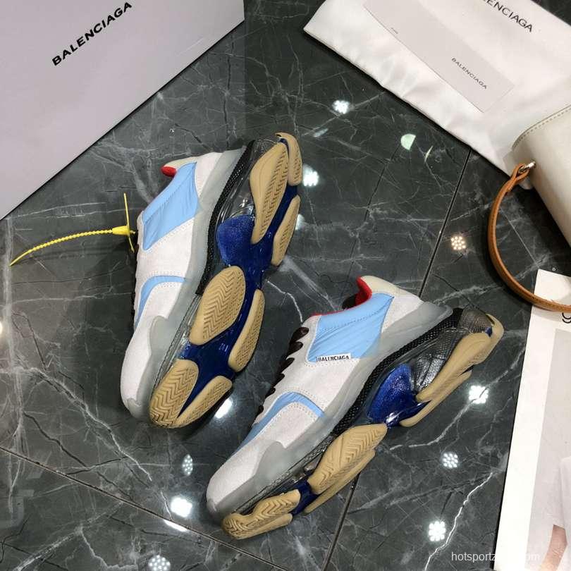 Men/Women Balenciaga Triple S 2.0 Sneaker Grey/Blue Item 6380340