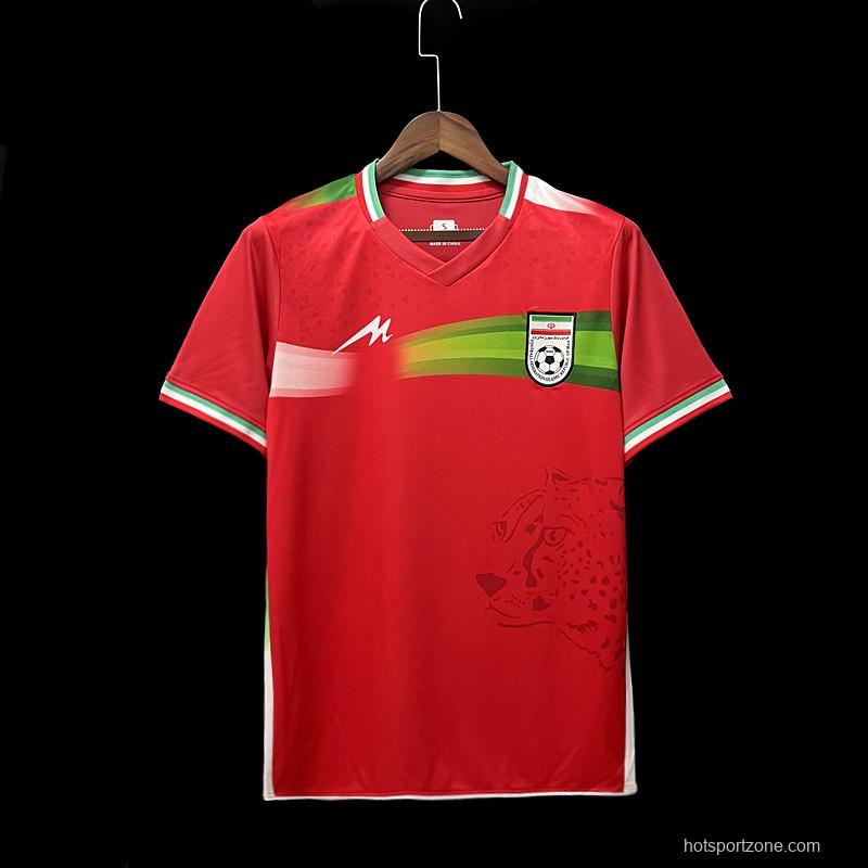 2022 Iran Away Red Jersey