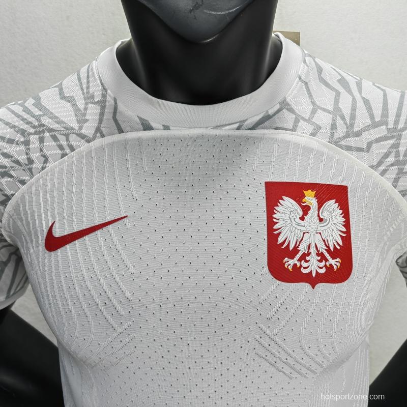 Player Version 2022 Poland Home Jersey