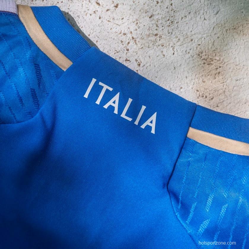 Player Version 2023 Italy Home Jersey