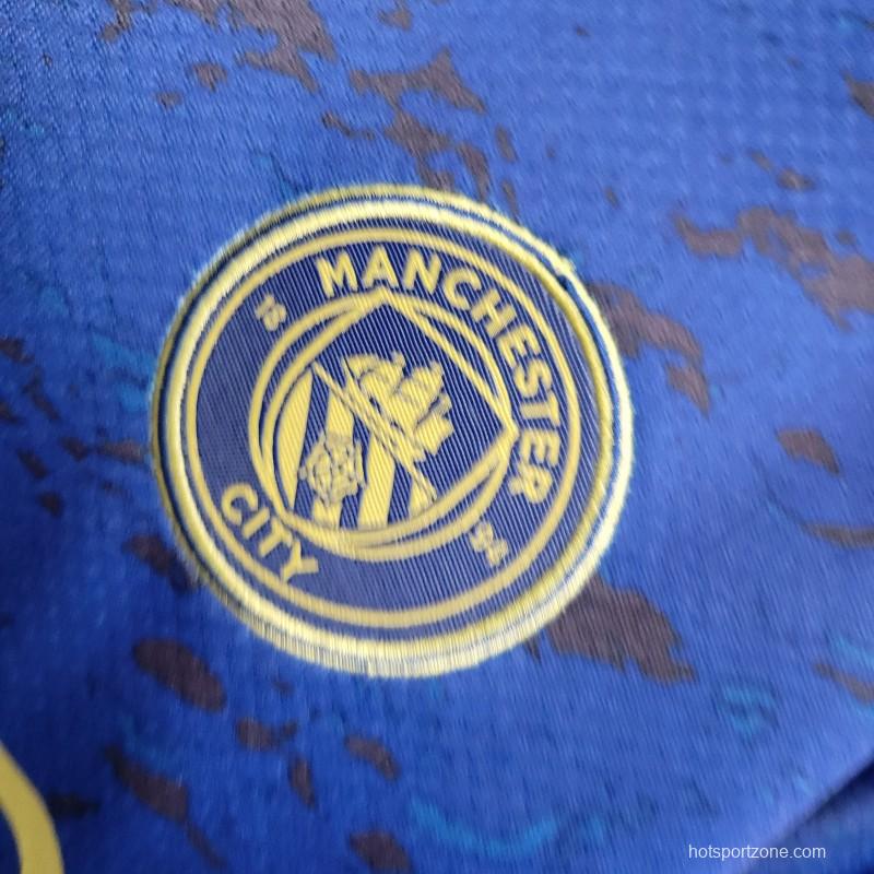 23-24 Kids Manchester City Blue Special Edition Jersey