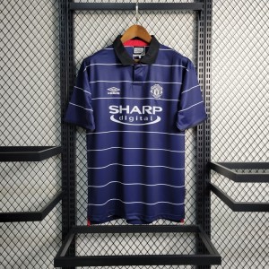 Retro 1999/00 Manchester United Away Soccer Jersey