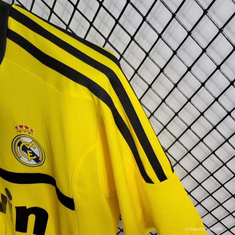 Retro 2011/12 Real Madrid Yellow Goalkeeper Jersey
