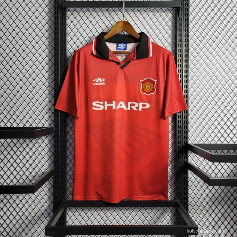 Retro 94/96 Manchester United Home Jersey