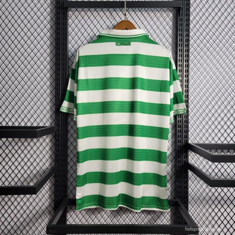 Retro 98/99 Celtic Home Champion Jersey