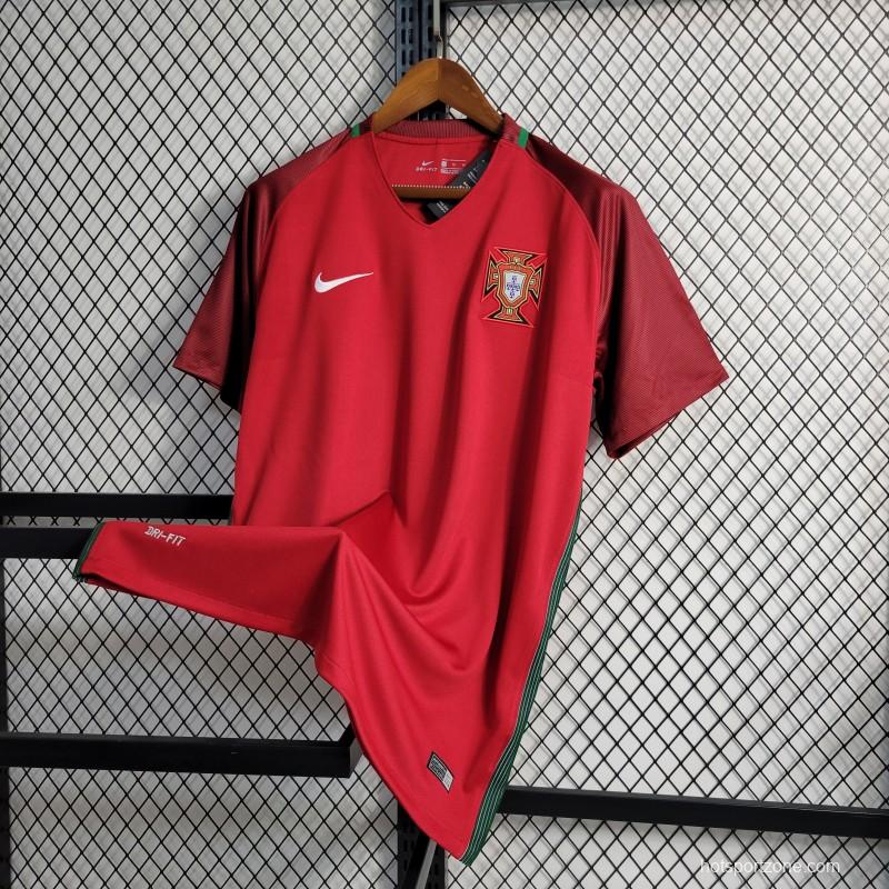 Retro 2016 Portugal Home Jersey