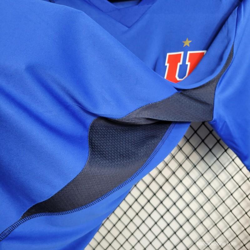 23-24 23/24 Club Universidad De Chile Blue Training Jersey