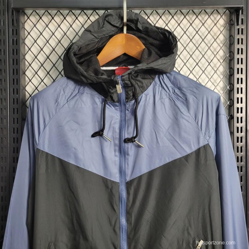 23-24 Inter Milan Black Windbreaker