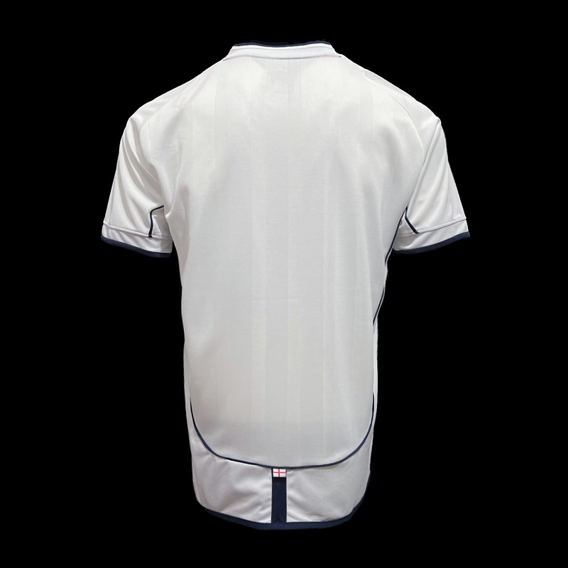 Retro 2002 England Home Soccer Jersey