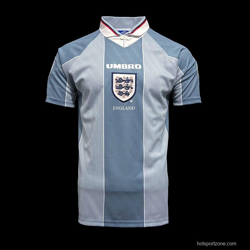 Retro 1996 England Away Soccer Jersey
