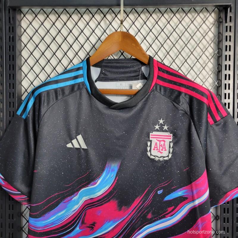 2023 Argentina Commemorative Special Purple Black Jersey