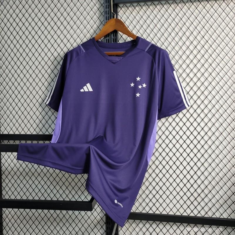 23-24 Cruzeiro Purple Training Jersey
