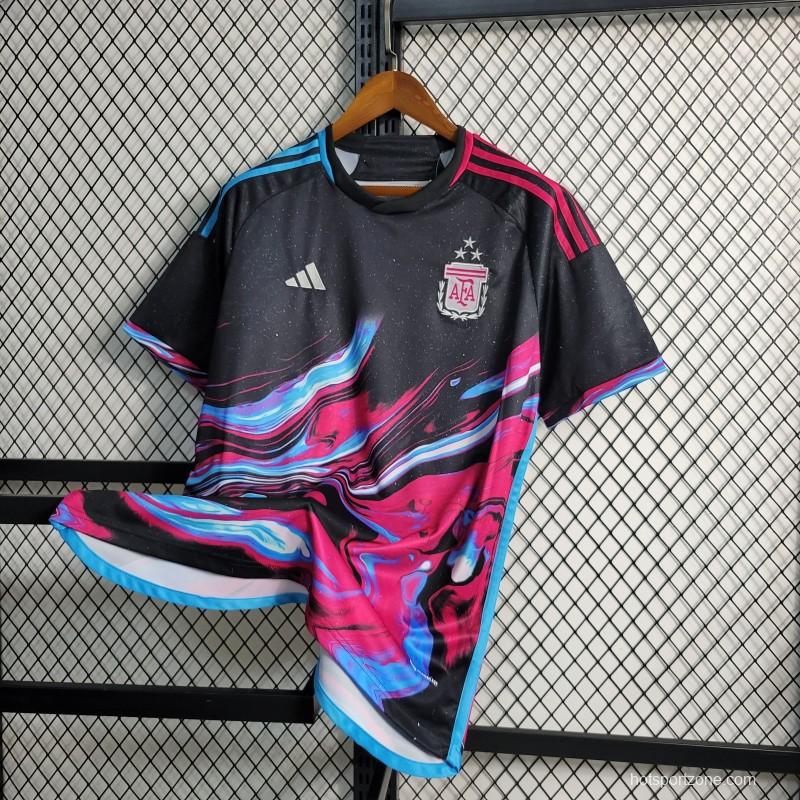 2023 Argentina Commemorative Special Purple Black Jersey
