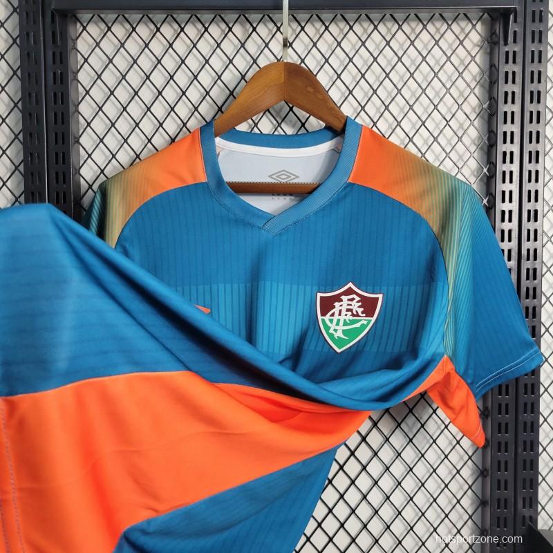 23-24 Fluminense Pre Match Blue Jersey