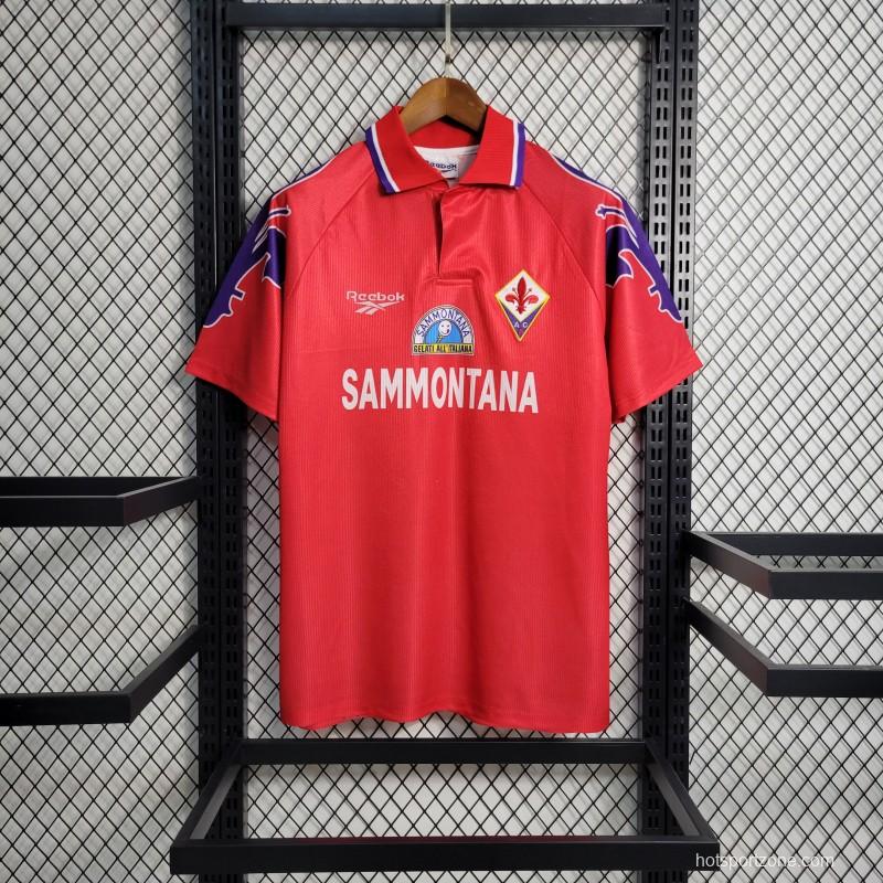 Retro 95-96 Fiorentina Third Red Jersey