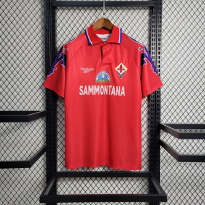 Retro 95-96 Fiorentina Third Red Jersey