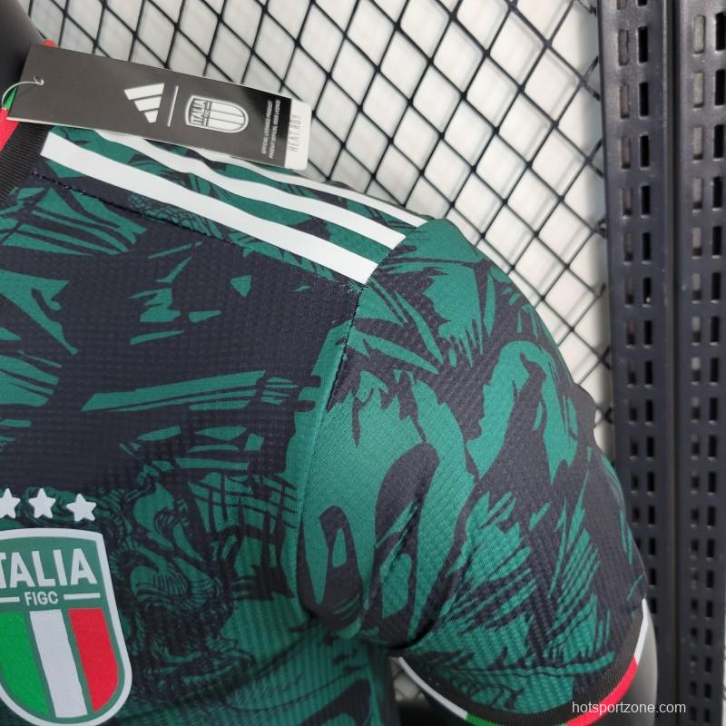 Player Version 2023 Italy Special Edition Green Jersey