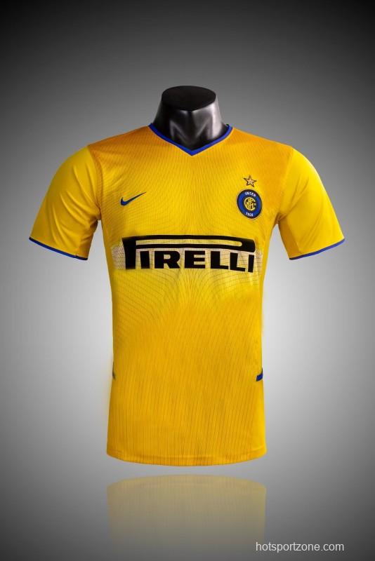 Retro 02/03 Inter Milan Third Yellow Jersey