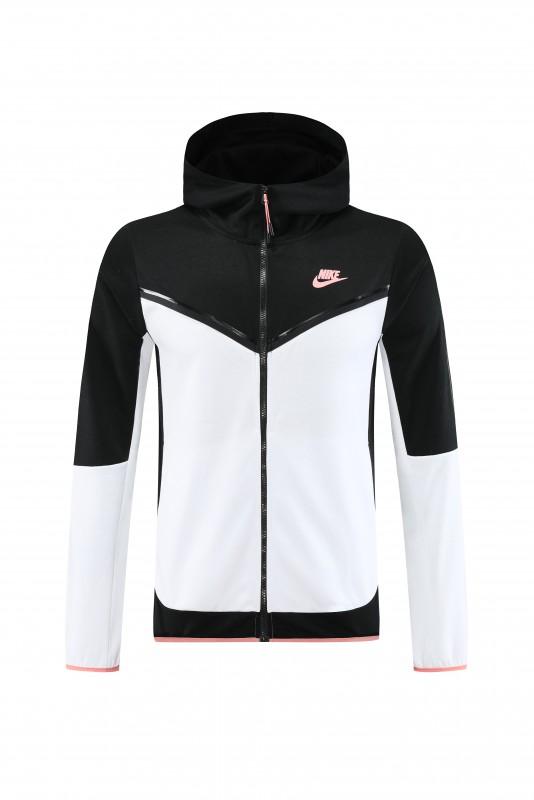 2023 Nike White Black Full Zipper Hoodie Jacket +Pants