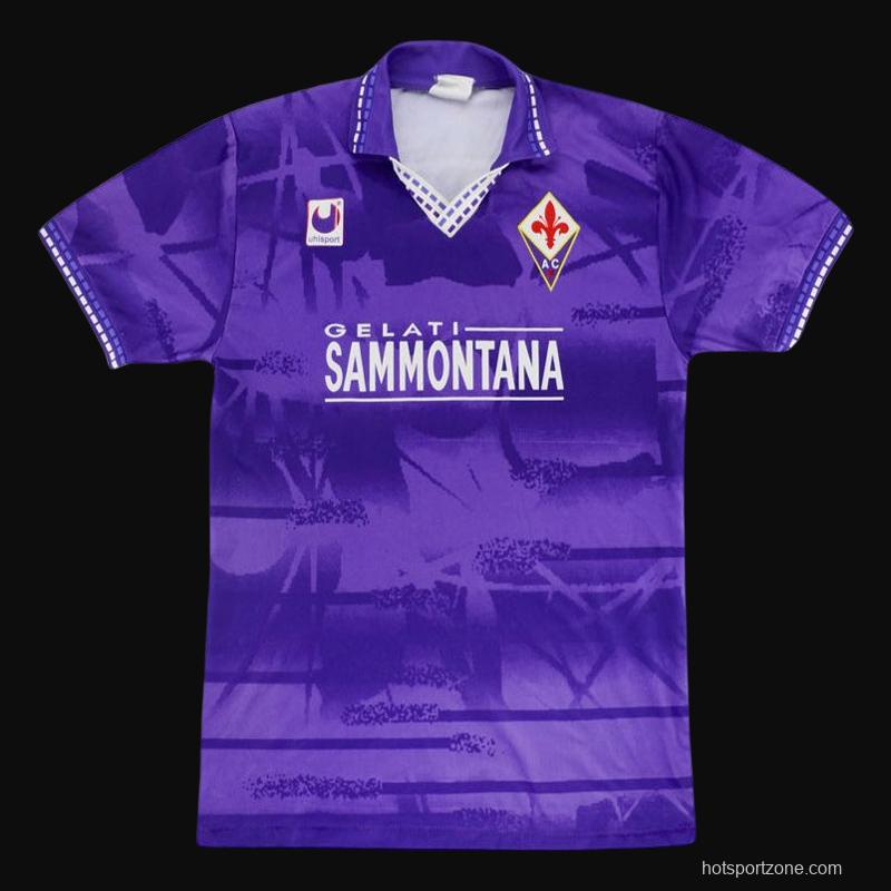 Retro 94/95 Fiorentina Home Jeresy