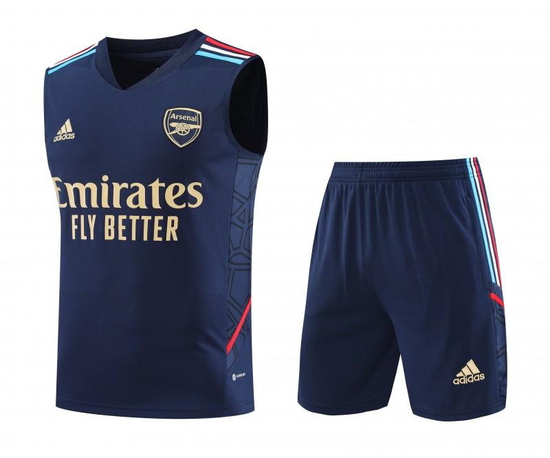 23-24 Arsenal Navy Vest Jersey+Shorts