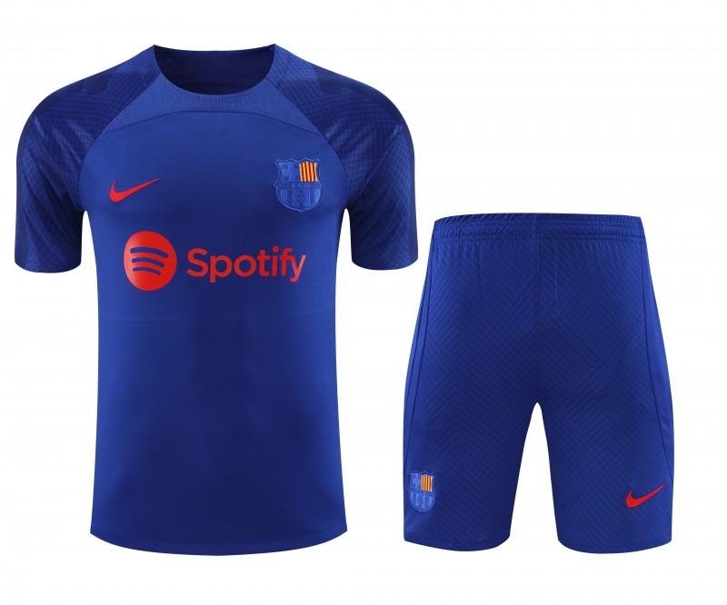 23-24 Barcelona Blue Short Sleeve+Shorts